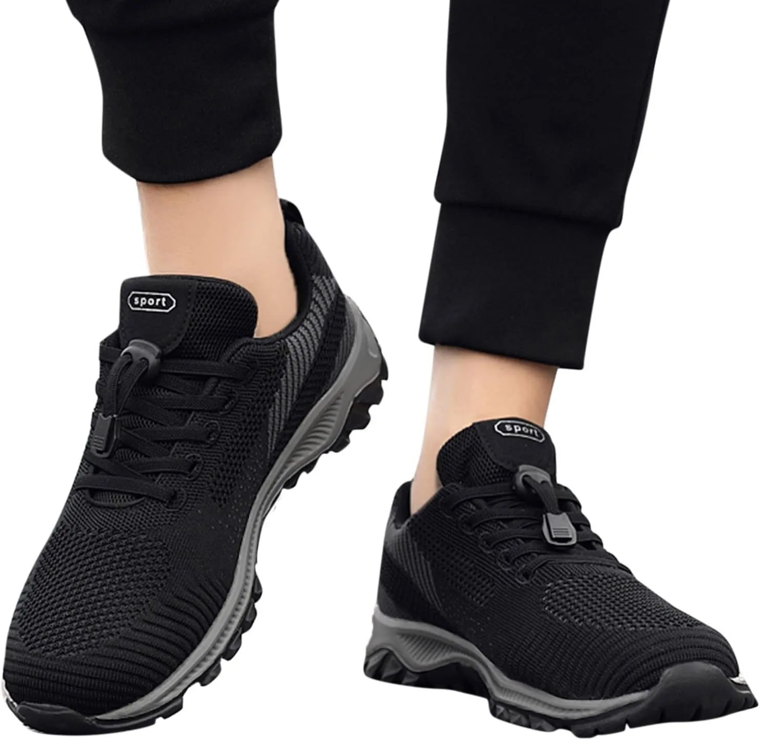 Fashion Summer and Casual Men Sports Shoes Non Slip Mesh Breathable Solid Color Comfortable Sneaker for Men