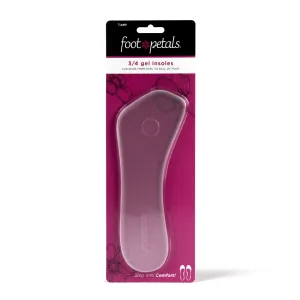 Foot Petals Gel 3/4 Insert Cushions