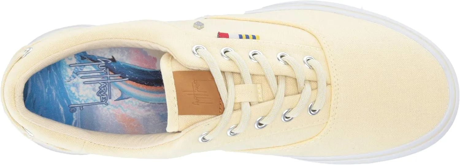 Guy Harvey Men's Atlantic Linen Sneaker