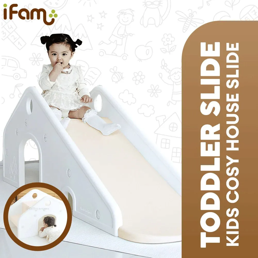 Haenim Toys- IFAM Cozy House Mini Slide with mini tunnel