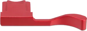 Haoge THB-X2R Metal Hot Shoe Thumb Up Rest Hand Grip for Fujifilm X100VI Fuji X100V Camera Red