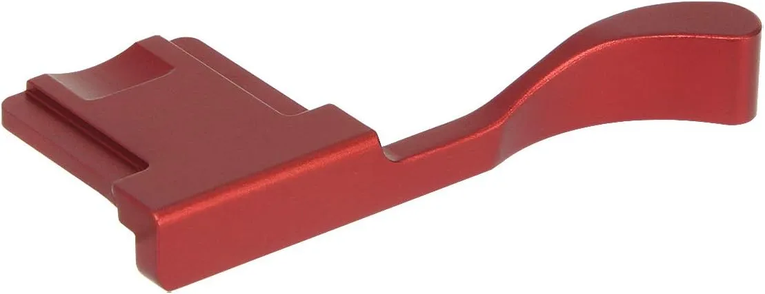 Haoge THB-XR Metal Hot Shoe Thumb Up Rest Hand Grip for Fujifilm Fuji FinePix XE4 X100F X-100F X-Pro2 XPro2 X-Pro3 XPro3 Camera Accessories Red