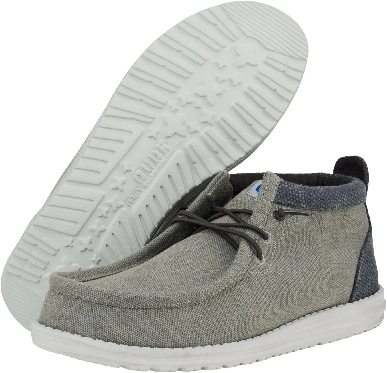 HEYDUDE Wally Mid Stretch, Pull on Boots, Comfortable & Light-Weight