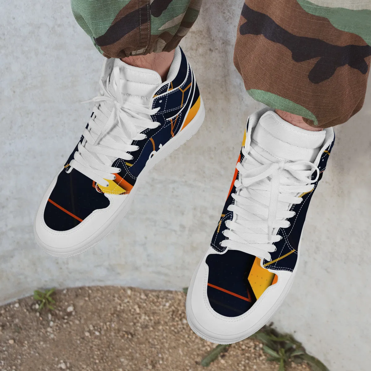 High Synthetic Leather Money Modern D17 Bushae Tested Top Sneaker
