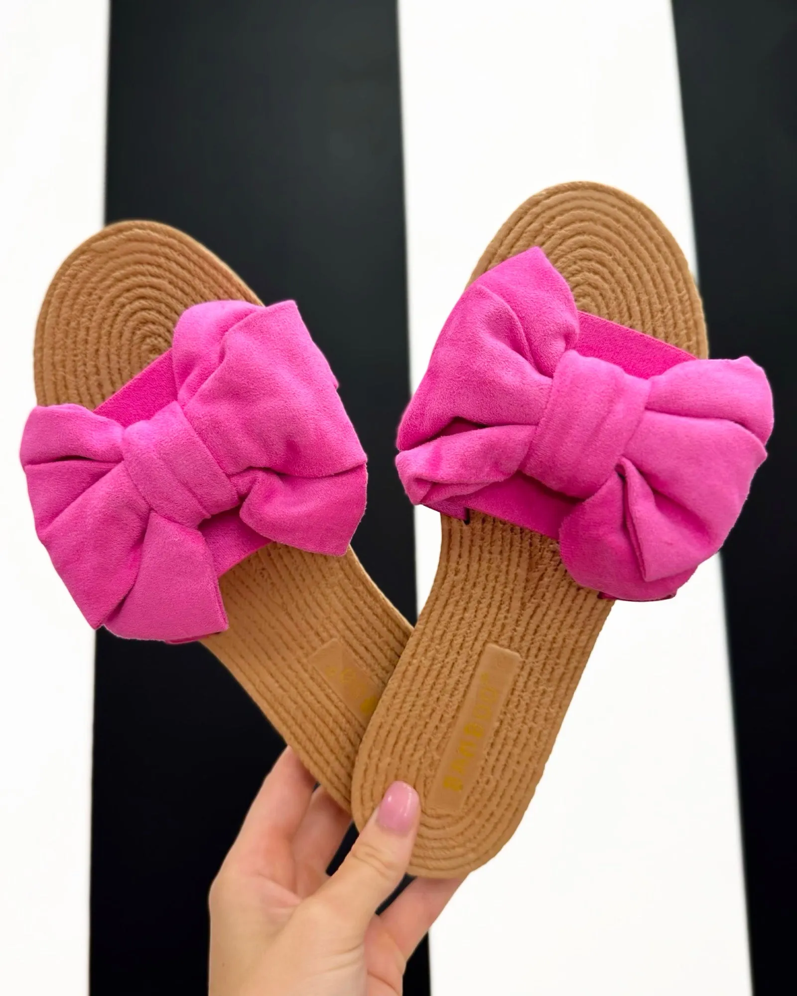 Hot Pink Slide With Bow