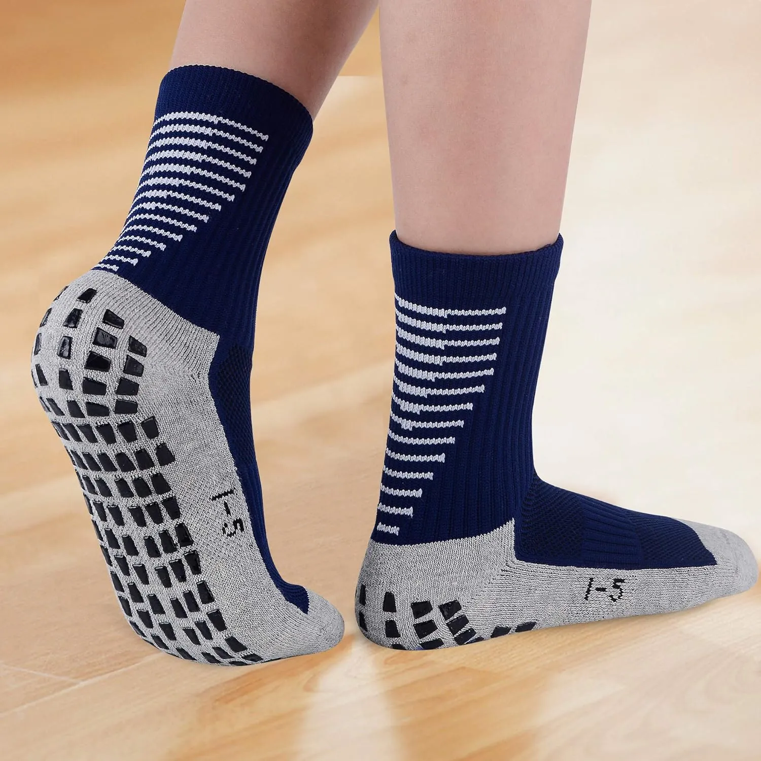JHM Kids Slipper Hospital Grip Athletic Sport Sockcs For Kids Youth Baby Boys Girls