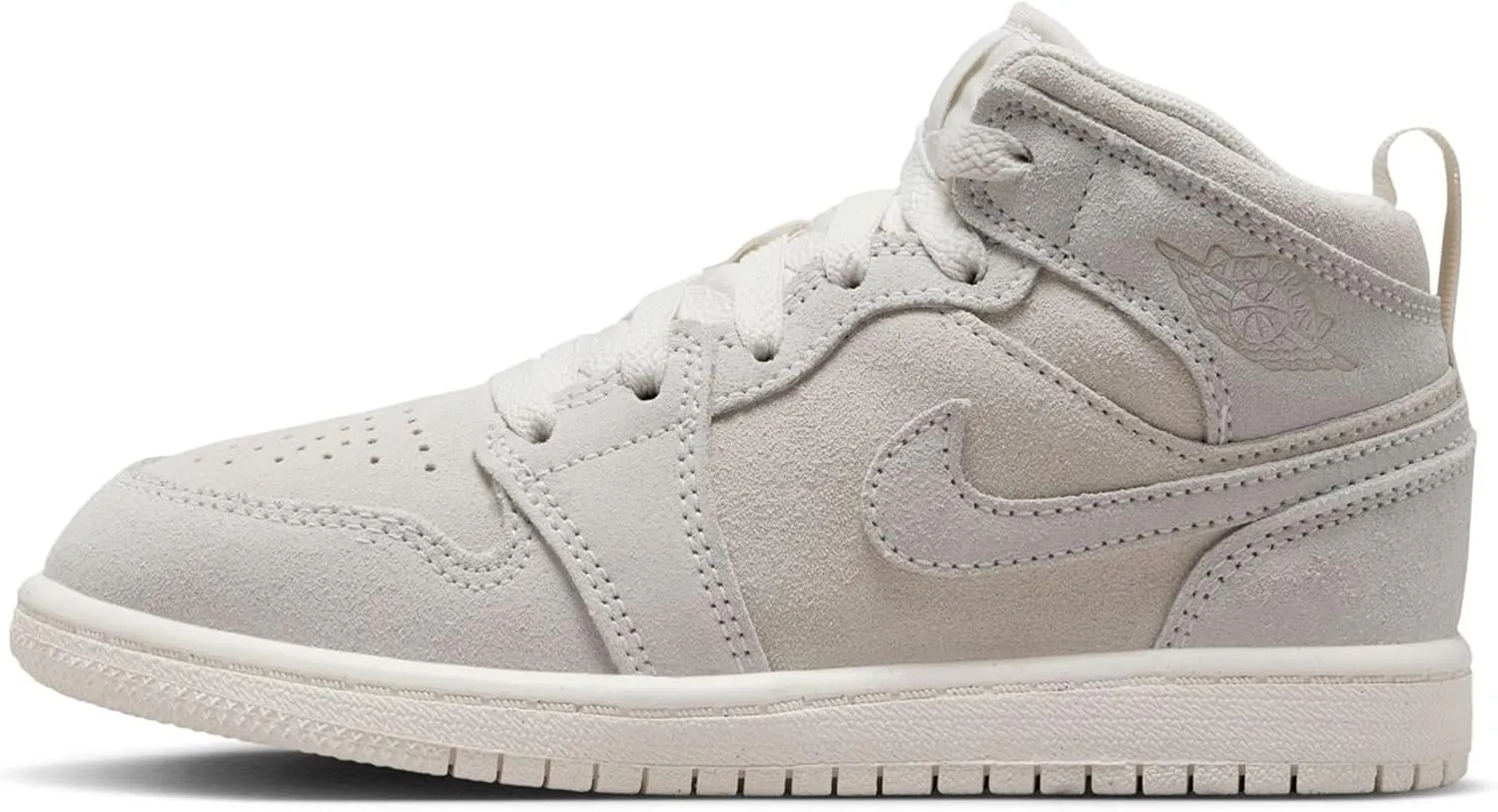 Jordan 1 Mid SE Craft Little Kids' Shoes (FN7494-100, Pale Ivory/Legend Light Brown/Sail) Size 2.5