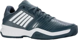 K-Swiss Men's Court Express Hb Tennis Shoe, Indian Teal White Aqua Splash, 13 Men