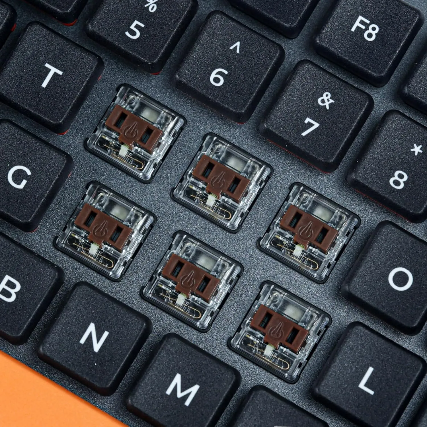 Kailh PG1350 Choc V1 Low Profile Keyboard Switches,5-Pin 20-70gf,Kailh Choc V1 Switch clicky&Linear and Tactile for Chocolate Mechanical Gaming Keyboard,Built-in LED Slot(Brown-35pcs)