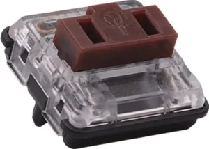 Kailh PG1350 Choc V1 Low Profile Keyboard Switches,5-Pin 20-70gf,Kailh Choc V1 Switch clicky&Linear and Tactile for Chocolate Mechanical Gaming Keyboard,Built-in LED Slot(Brown-35pcs)