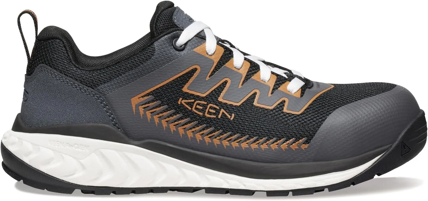 KEEN Utility Men's Arvada Low Height Composite Toe Breathable Industrial Work Sneakers