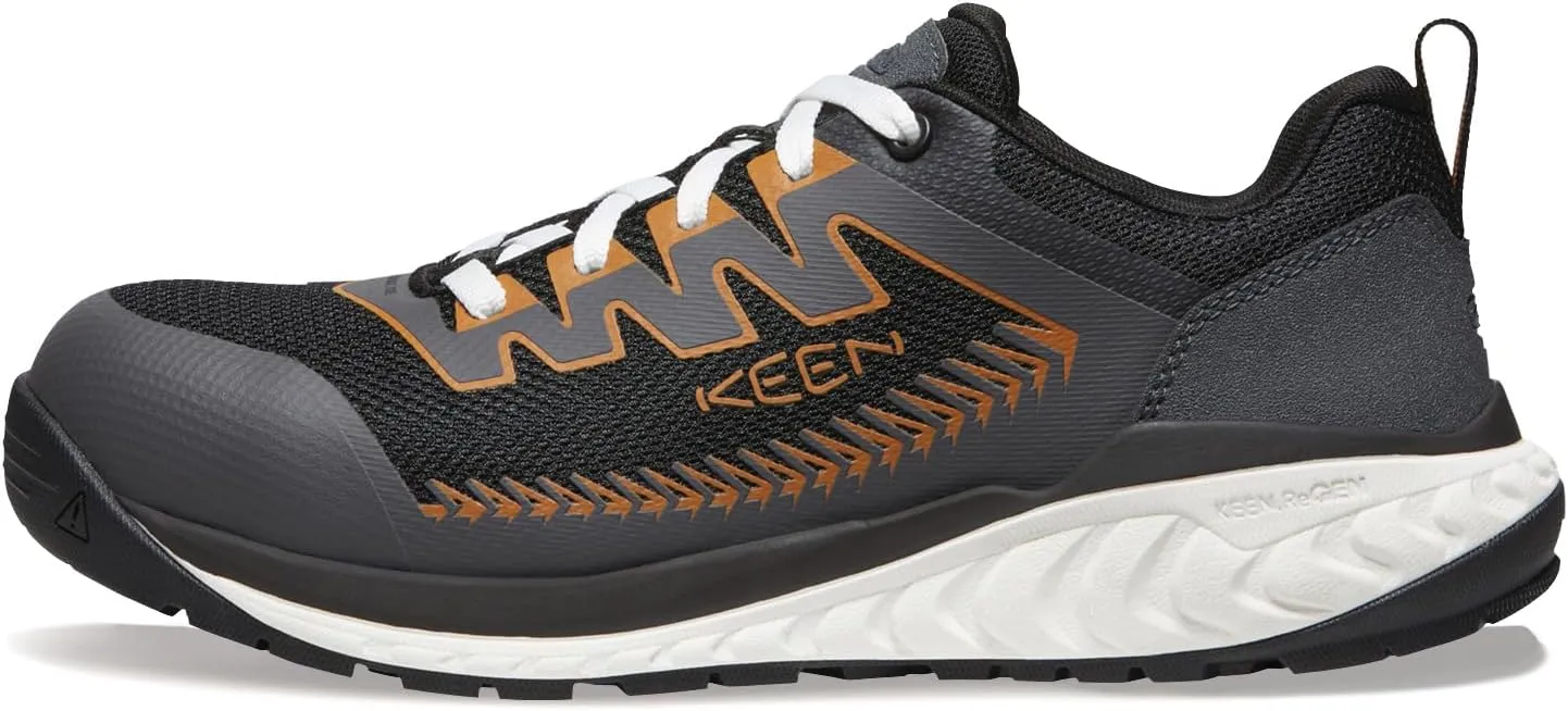 KEEN Utility Men's Arvada Low Height Composite Toe Breathable Industrial Work Sneakers