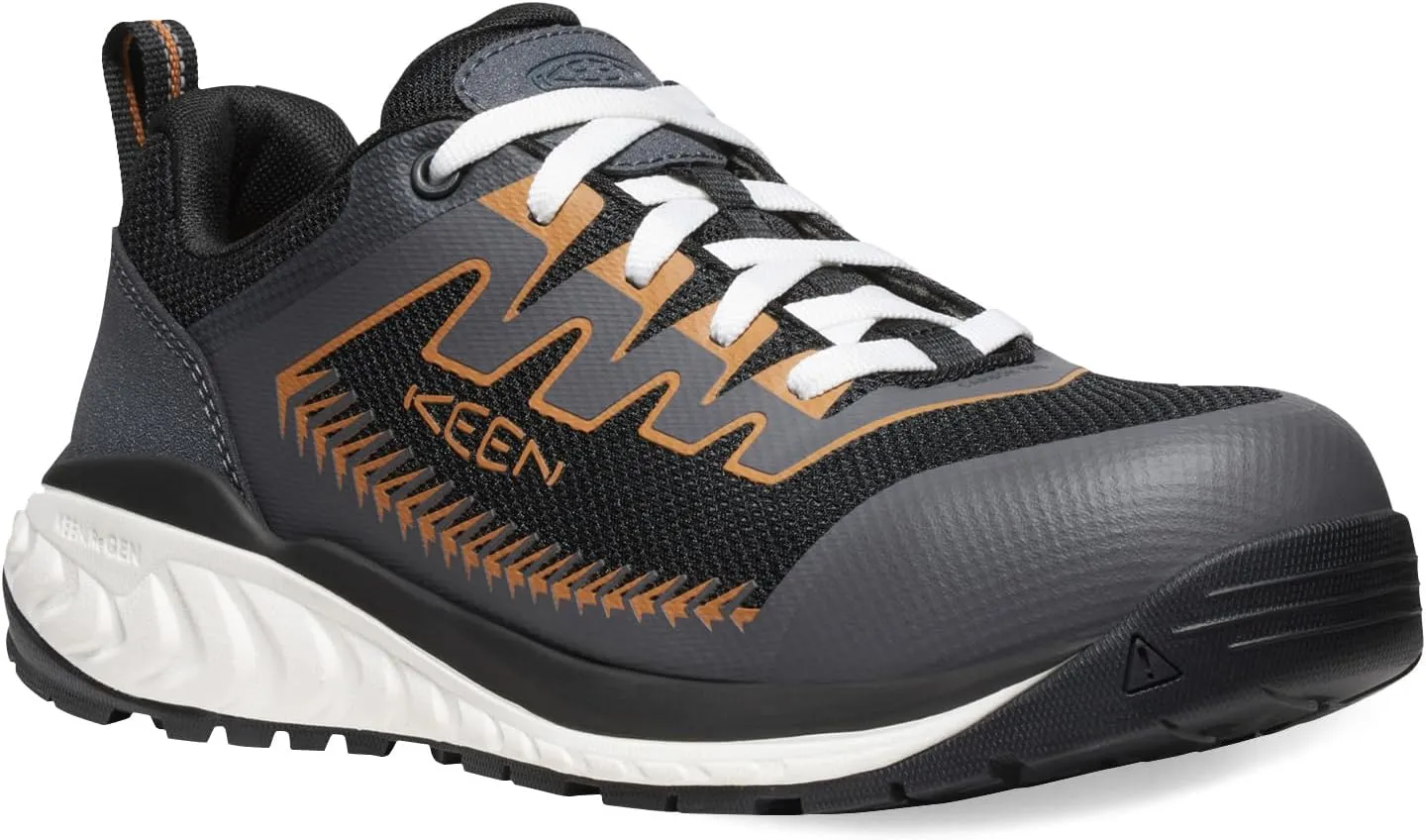 KEEN Utility Men's Arvada Low Height Composite Toe Breathable Industrial Work Sneakers
