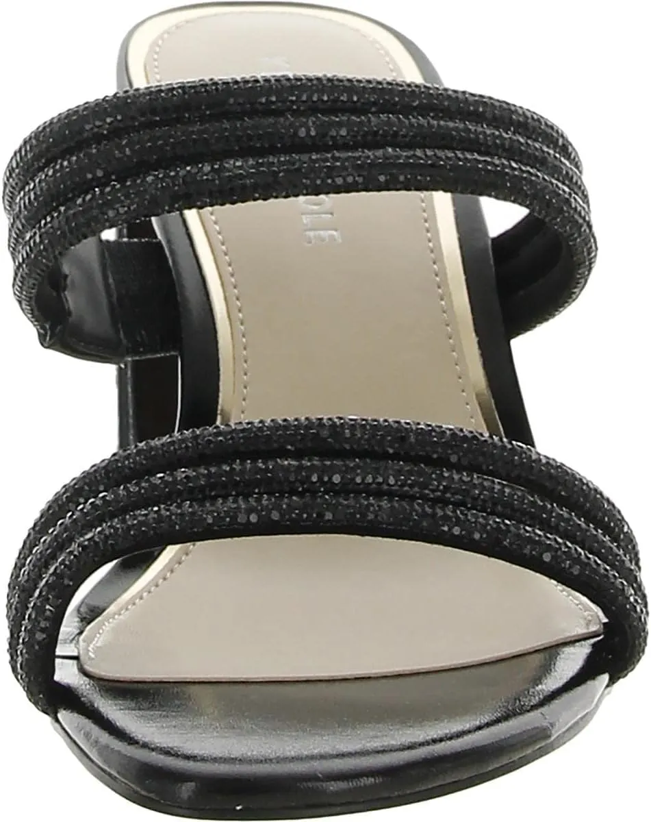 Kenneth Cole Women's Amelia Flare Jewel Heeled Sandal Loafer