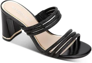 Kenneth Cole Women's Amelia Flare Jewel Heeled Sandal Loafer