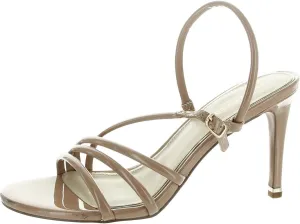 Kenneth Cole Women's Women's Baxley Wedge Sandal, Cognac PU, 9
