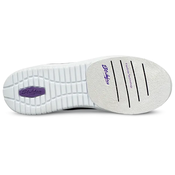KR Strikeforce Glitz Black/Purple Womens Bowling Shoes