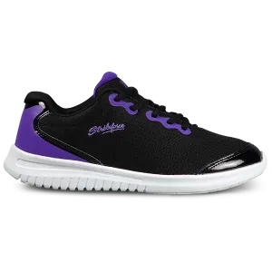 KR Strikeforce Glitz Black/Purple Womens Bowling Shoes