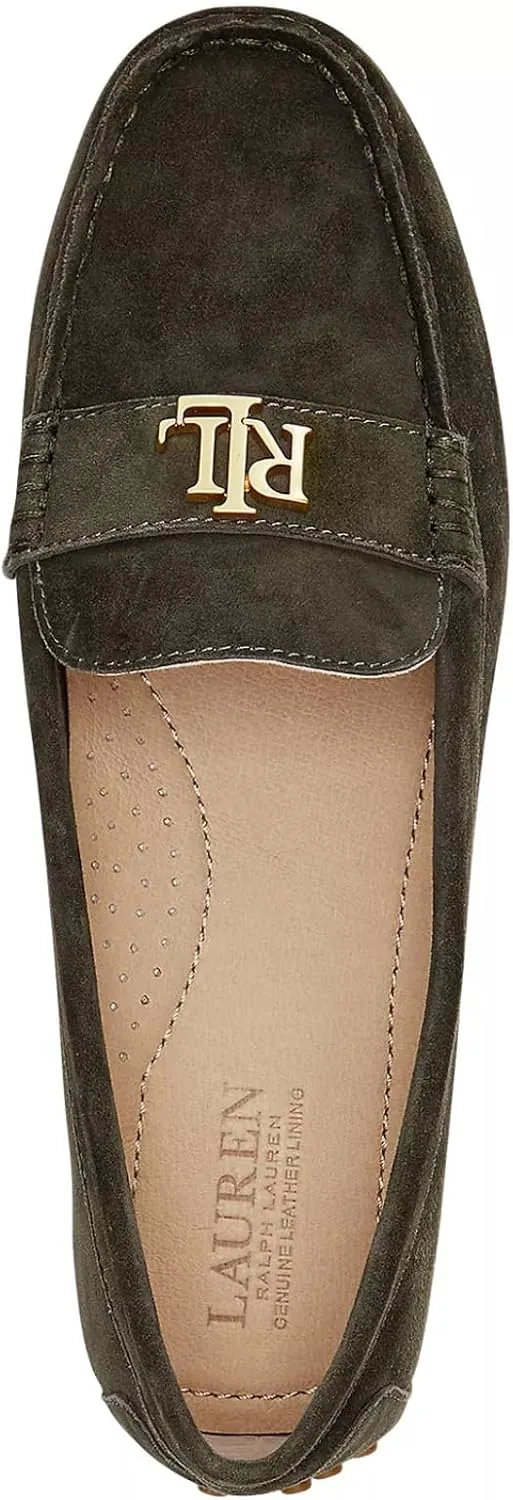 Lauren Ralph Lauren Women's Barnsbury Suede Loafer Driving Style
