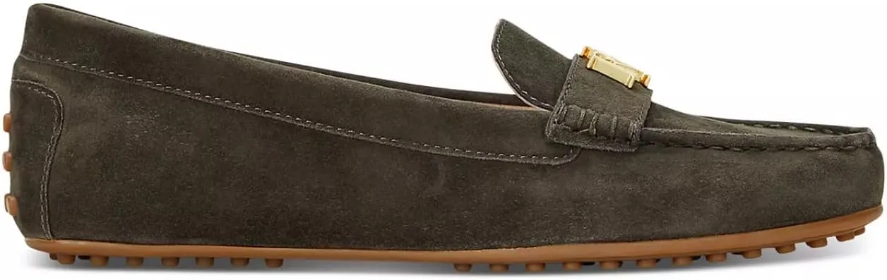 Lauren Ralph Lauren Women's Barnsbury Suede Loafer Driving Style
