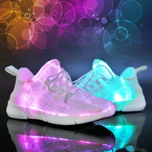 Led Fiber Optic Men Shoes