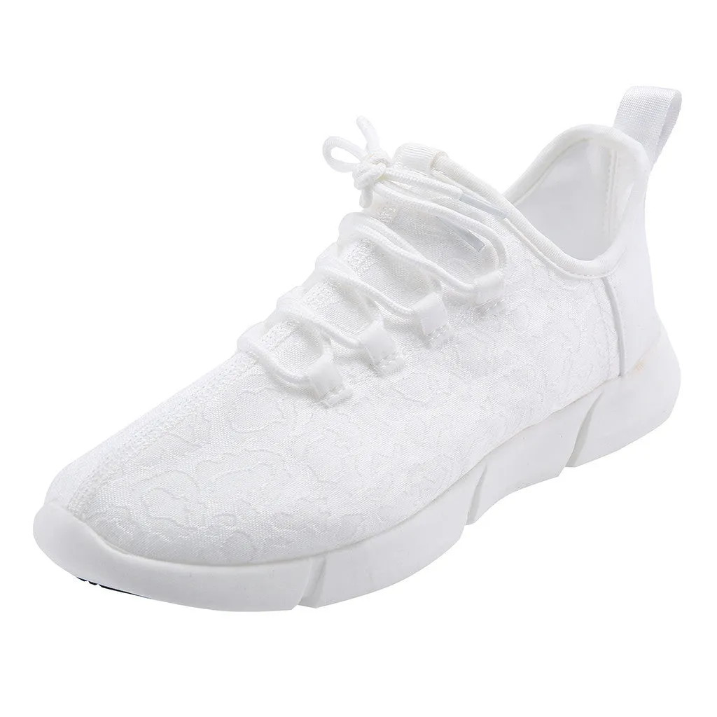 Led Fiber Optic Men Shoes