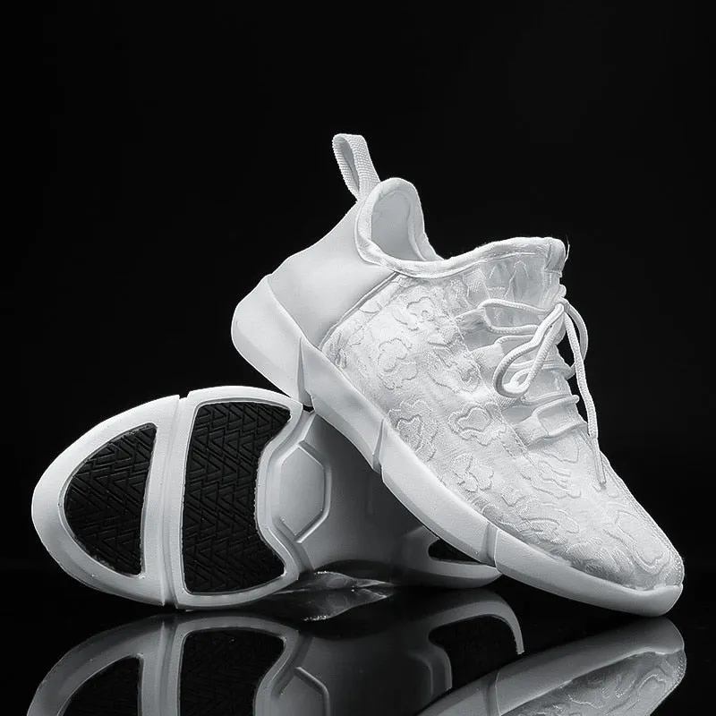 Led Fiber Optic Men Shoes