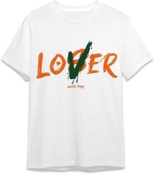 Loser Lover Unisex T-Shirt Matching Dunk Low Miami White/Black