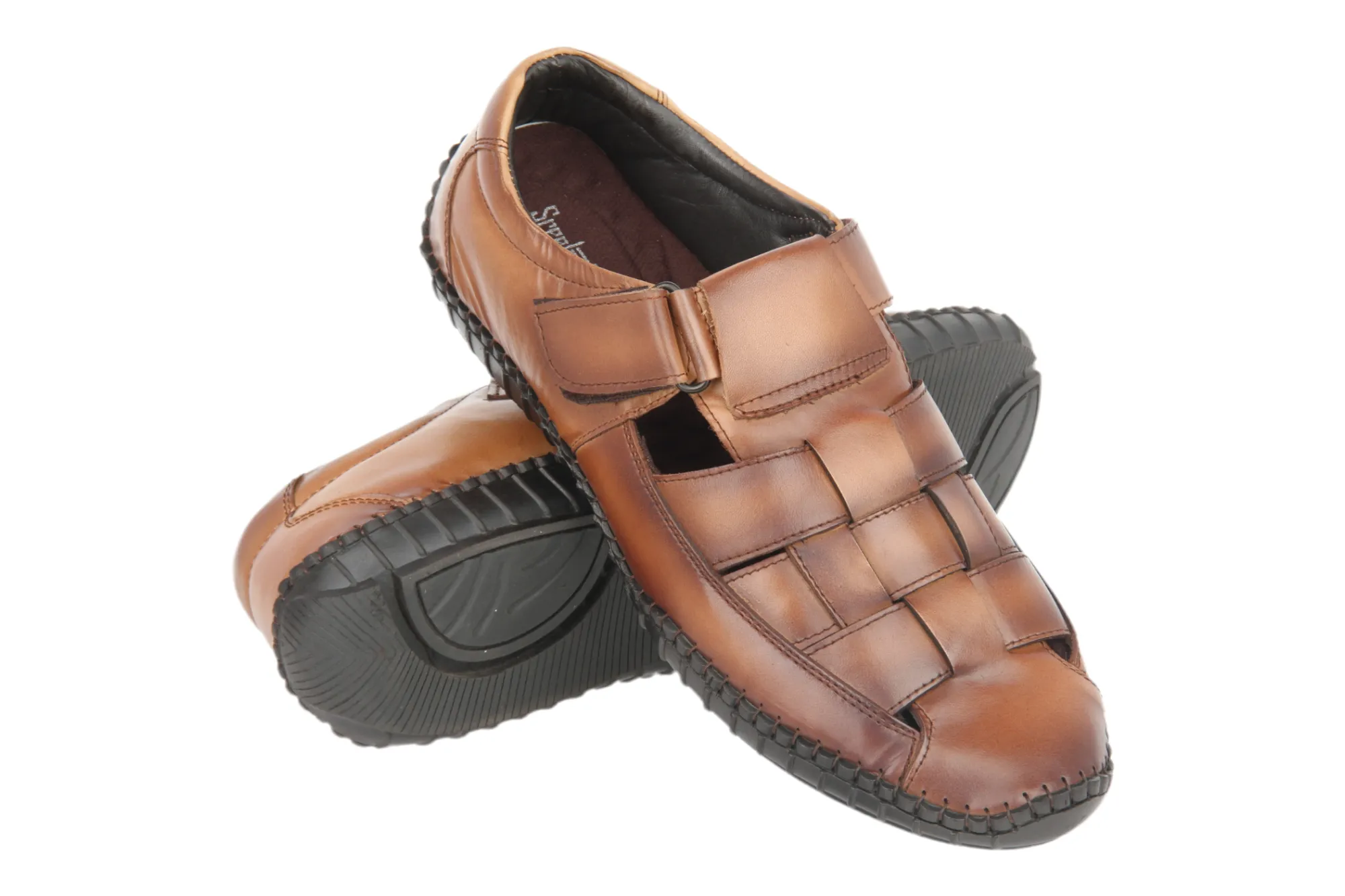 Mens leather fisherman sandal 996511