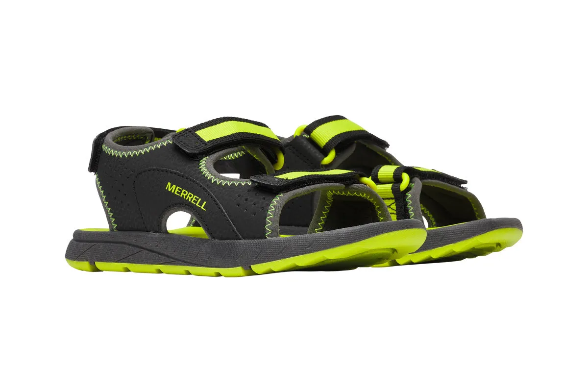 Merrell Panther Sandal 3.3 Black/Hi Viz Junior