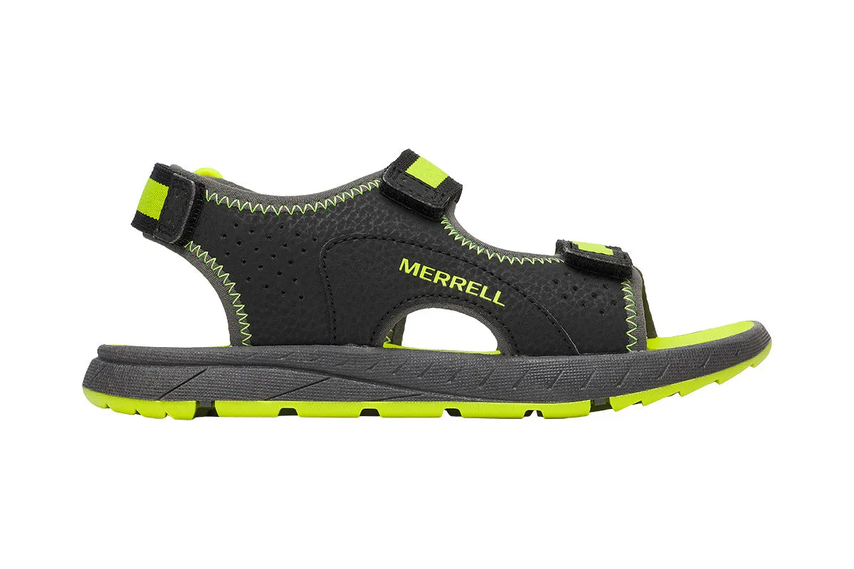 Merrell Panther Sandal 3.3 Black/Hi Viz Junior