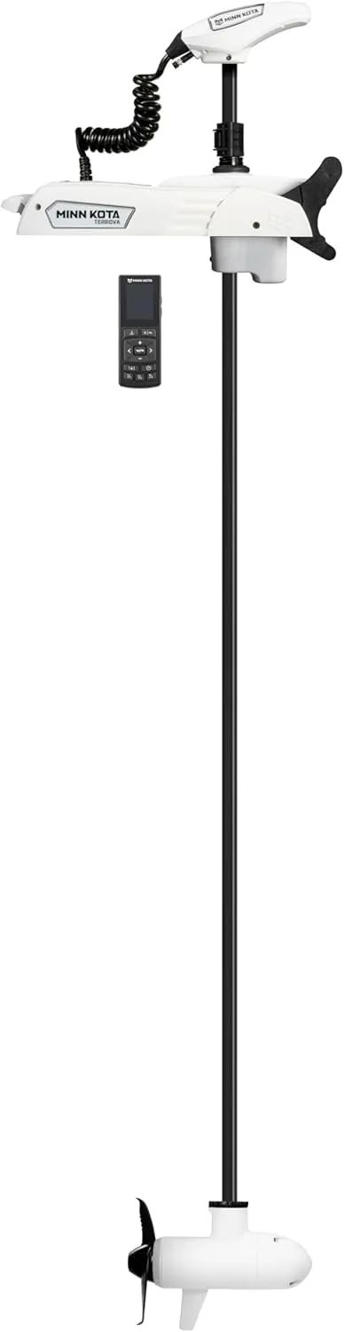 Minn Kota 1363903 Riptide Terrova Quest 90/115 lb. Thrust, 100" Shaft, Wireless Remote, White