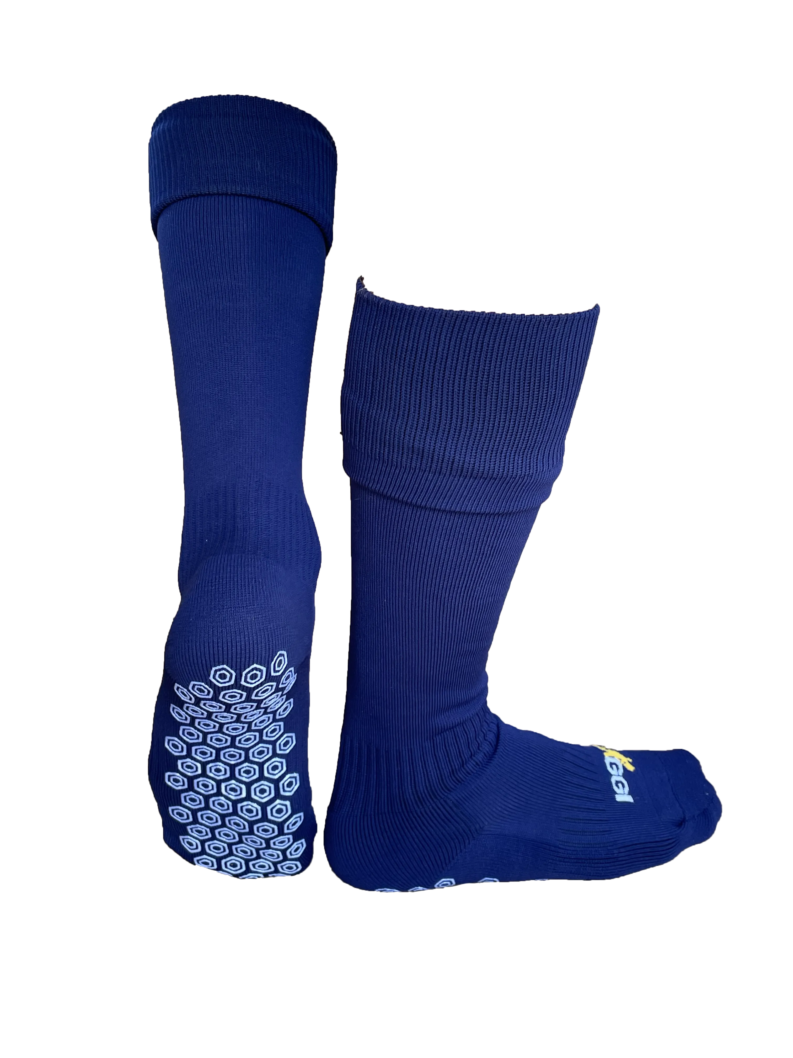 Navy Long Grip Sock