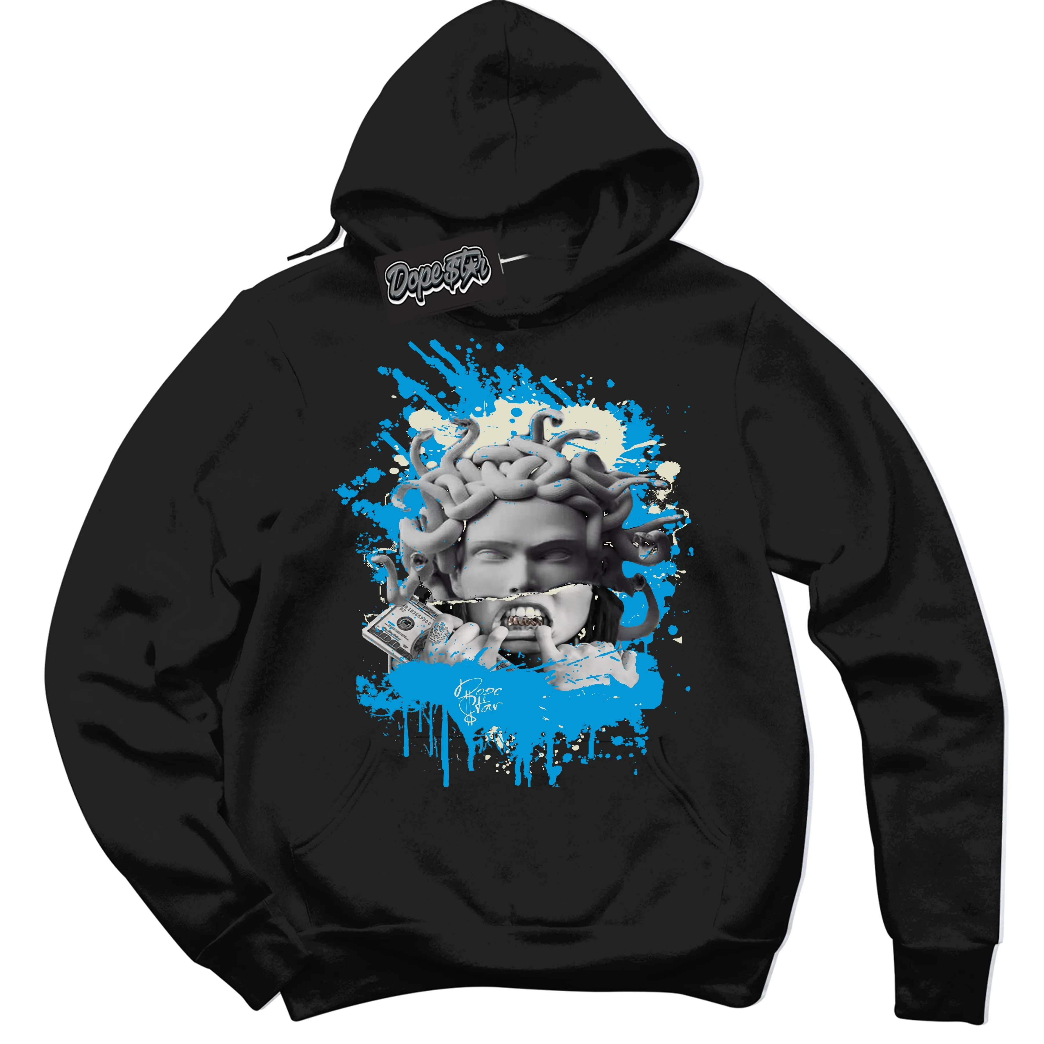 Next Nature Light Khaki Star Blue Dunk Sneaker Hoodie Medusa Graphic