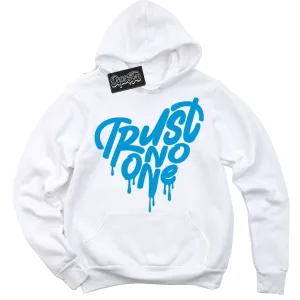 Next Nature Light Khaki Star Blue Dunk Sneaker Hoodie Trust No One Heart Graphic
