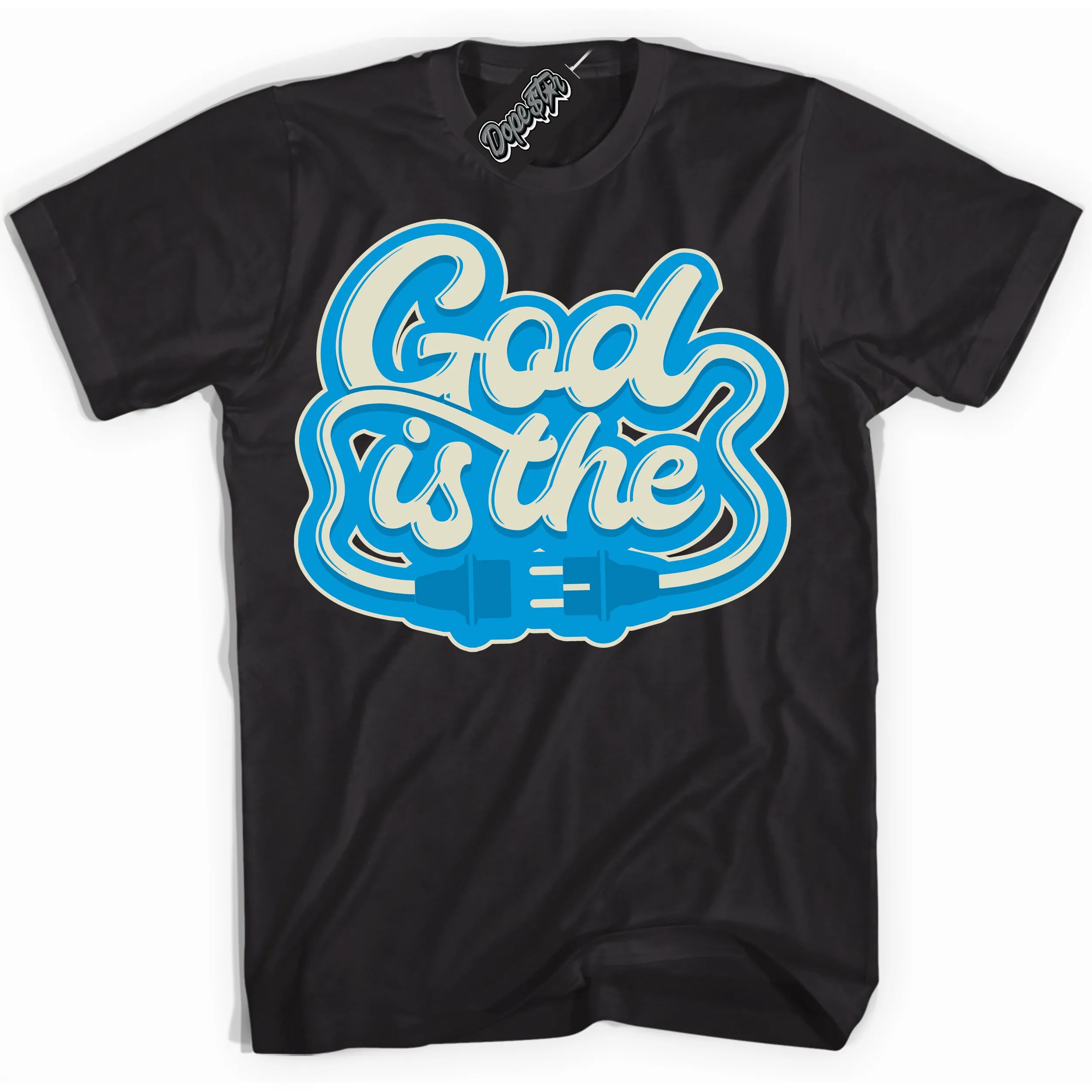 Next Nature Light Khaki Star Blue Dunk Sneaker Shirt God Is The Graphic