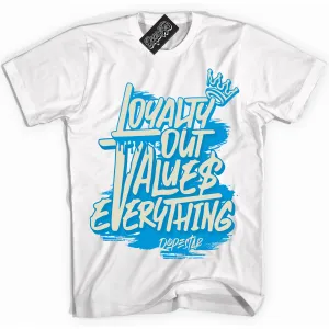 Next Nature Light Khaki Star Blue Dunk Sneaker Shirt Loyalty Out Values Everything Graphic