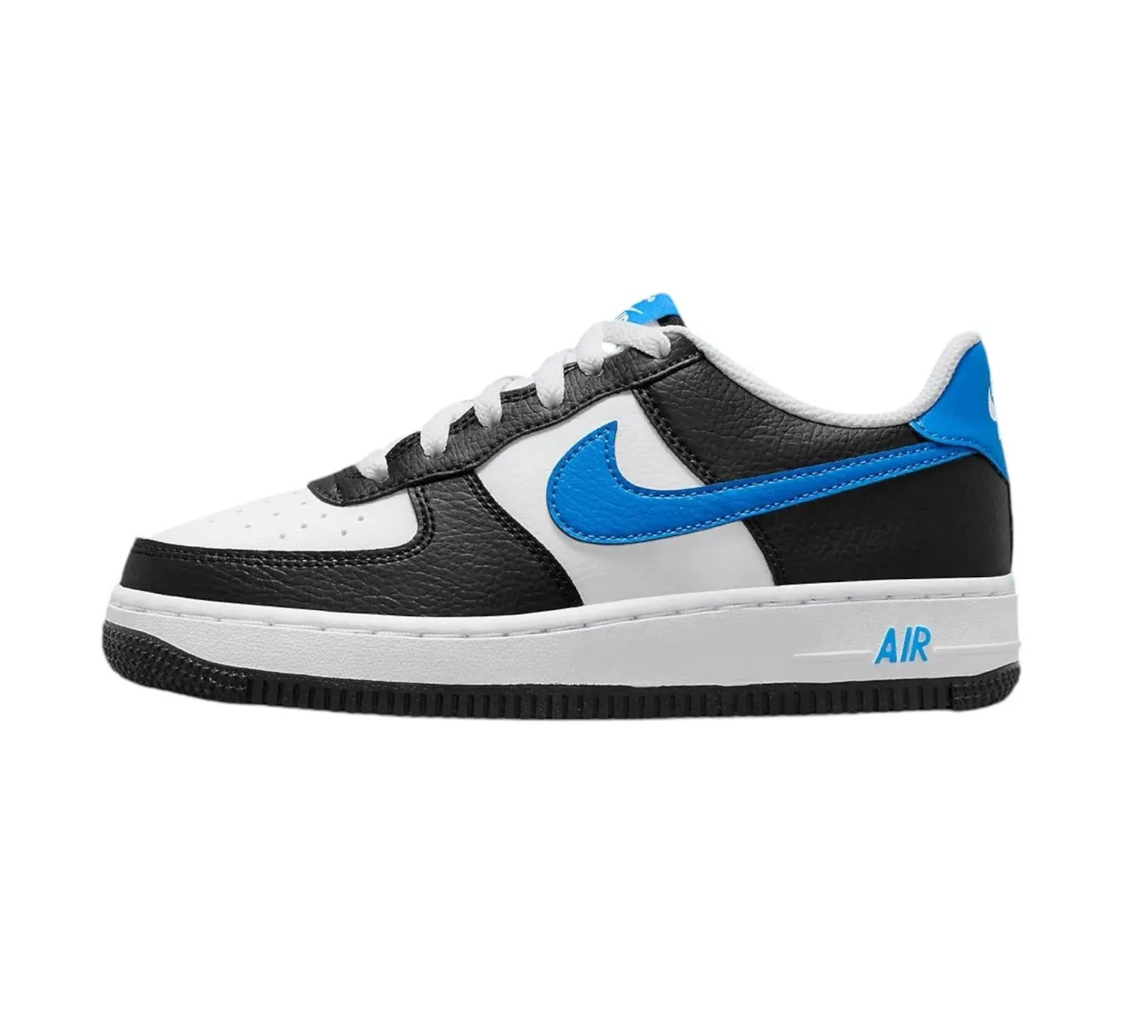 NIKE AIR FORCE 1 LOW WHITE BLACK LIGHT PHOTO BLUE