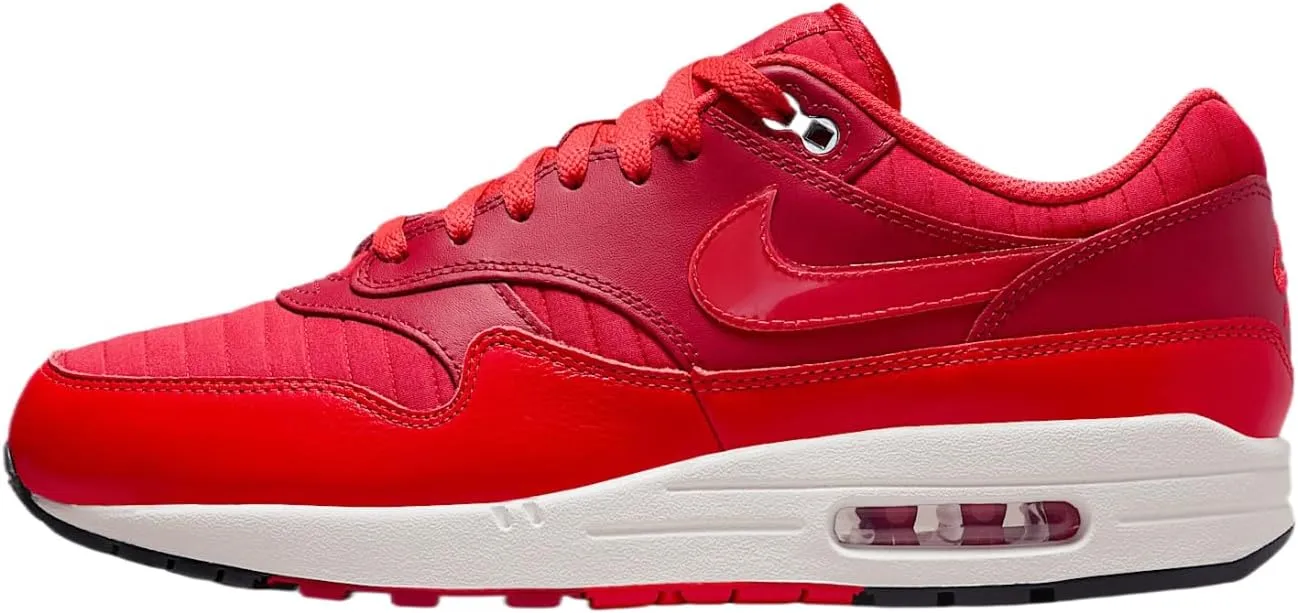 Nike Air Max 1 Men's Shoes (HQ3607-687, Gym Red/University Red/Light Crimson/Sail) Size 11.5