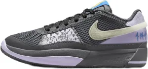 Nike Ja 1 Big Kids' Basketball Shoes (DX2294-002, Iron Grey/Lilac Bloom/Light Photo Blue/Glow) Size 1.5