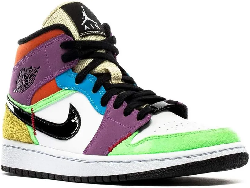 Nike Jordan Women's Shoes Air Jordan 1 Mid SE Light Club CW1140-100