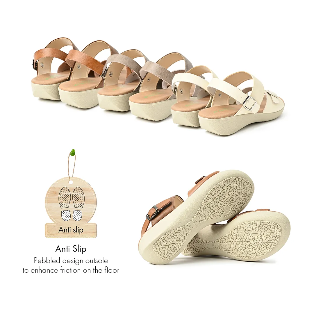 No.1853 Duo-way Strap Wedge Sandal