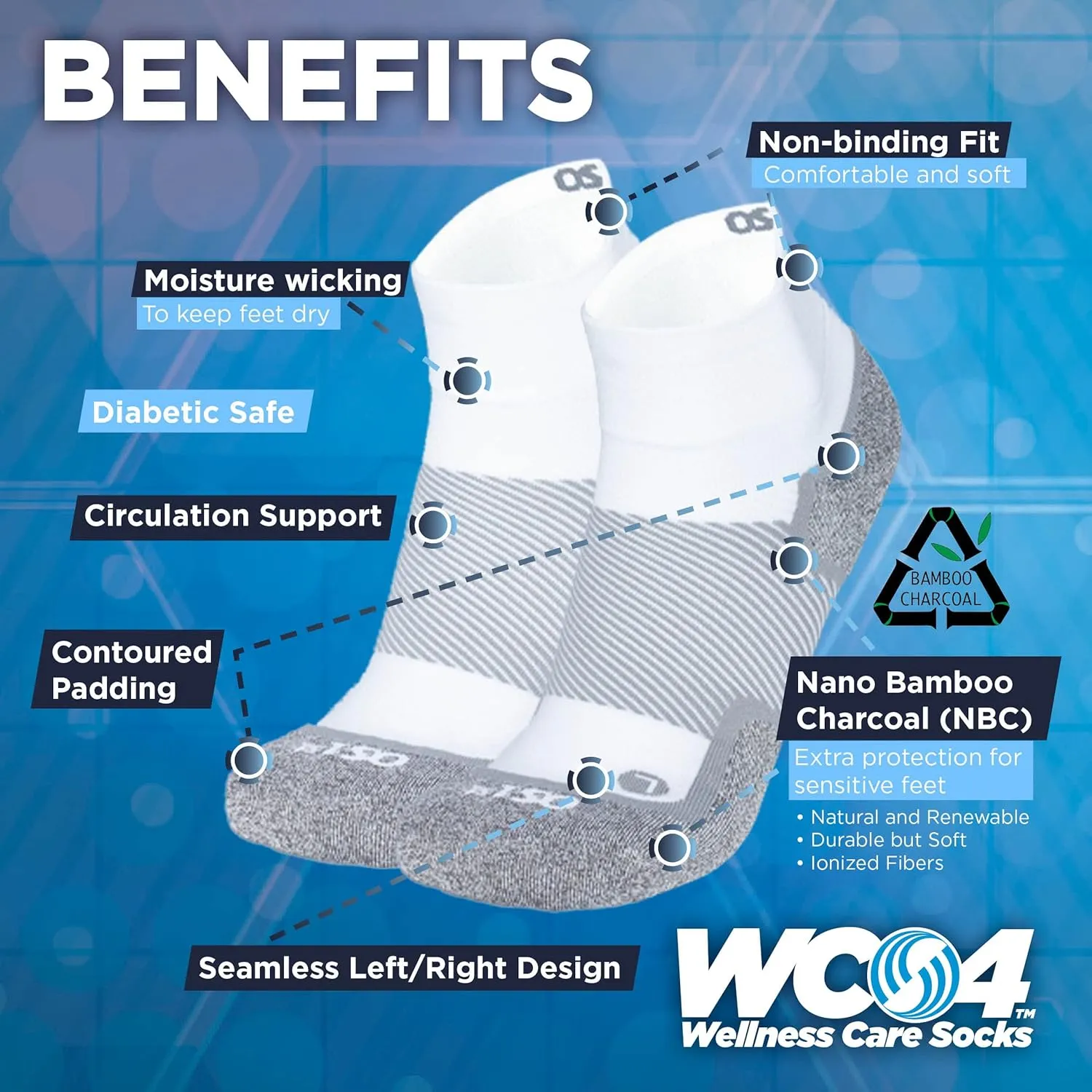 OrthoSleeve Diabetic & Neuropathy Socks (3 Pack)