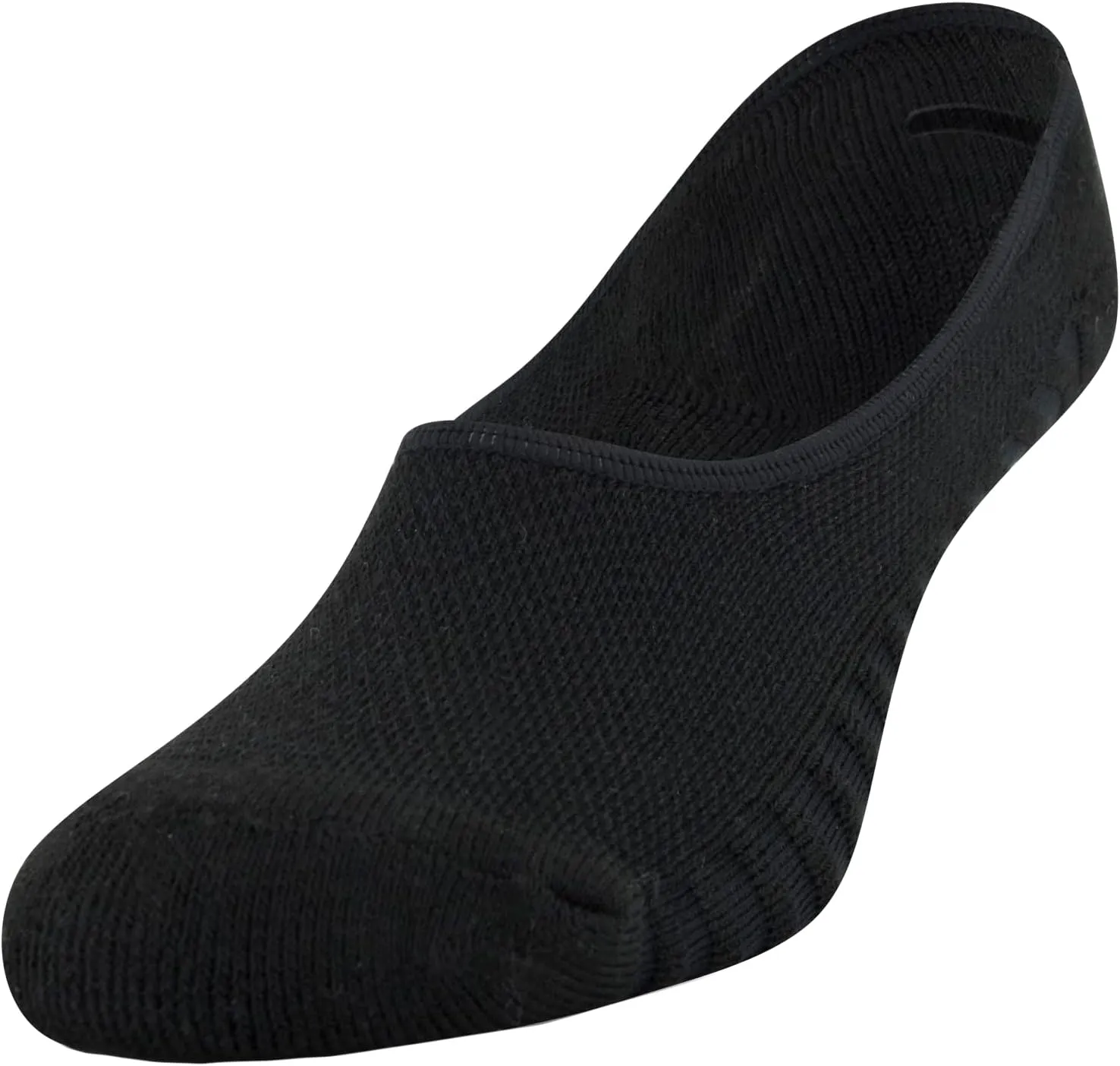 Peds Women's Zoned Cushion Mid Cut No Show Socks, 6-Pairs