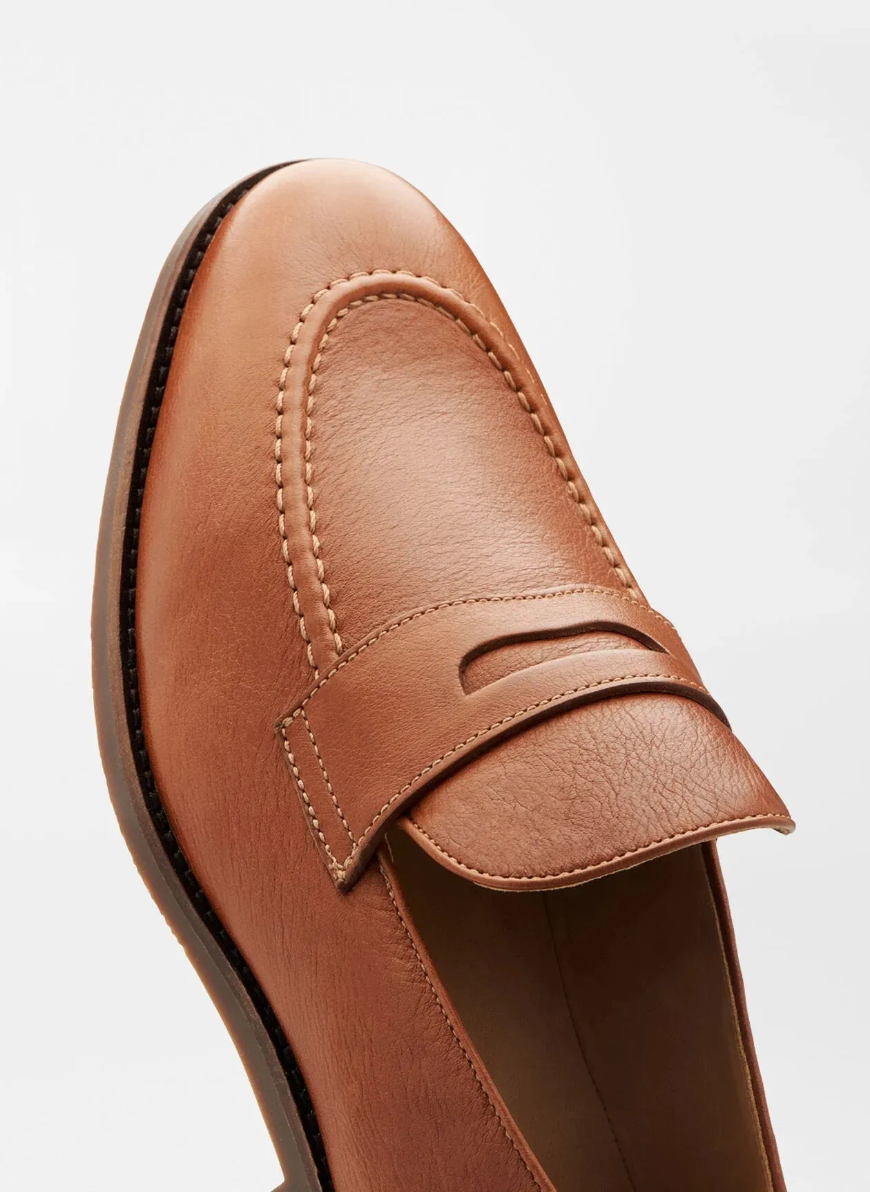 Peter Millar Madison Penny Loafer: Cognac