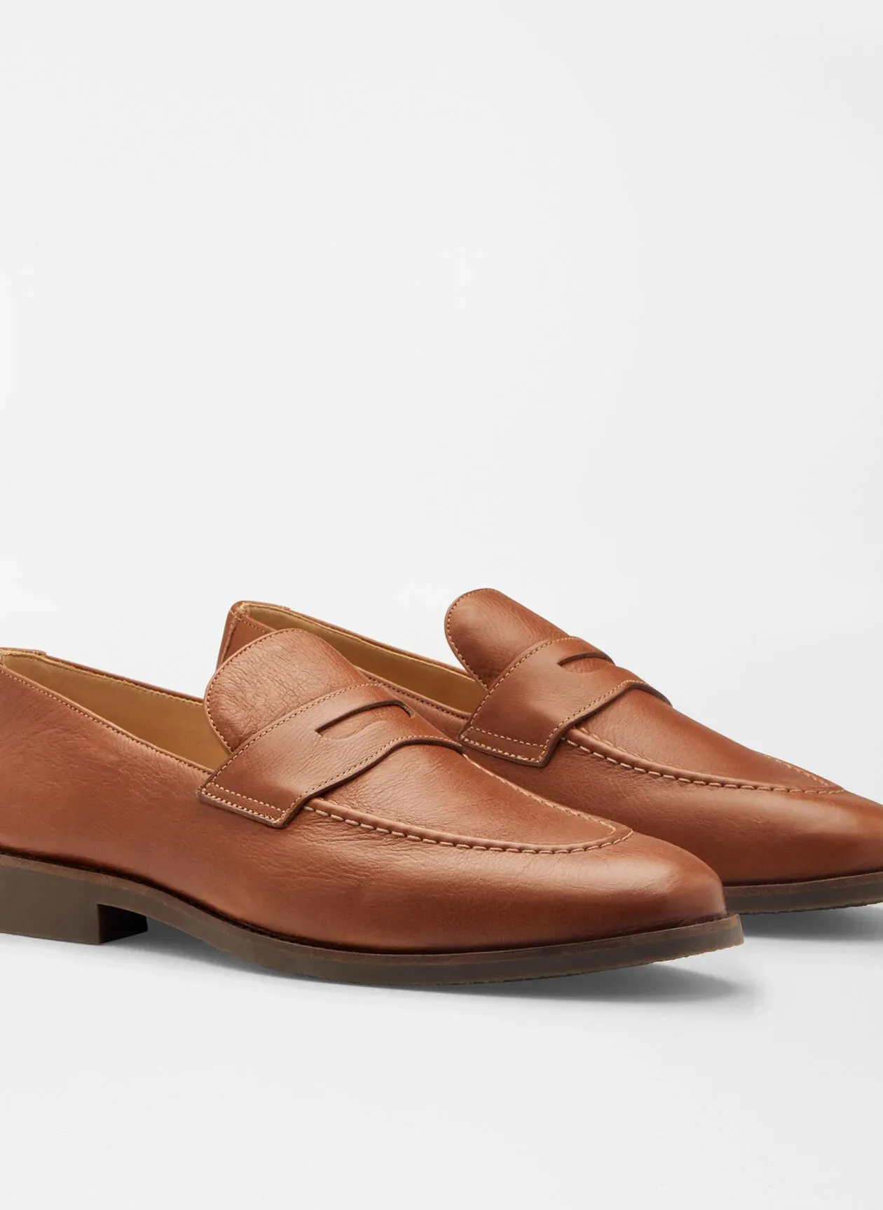 Peter Millar Madison Penny Loafer: Cognac
