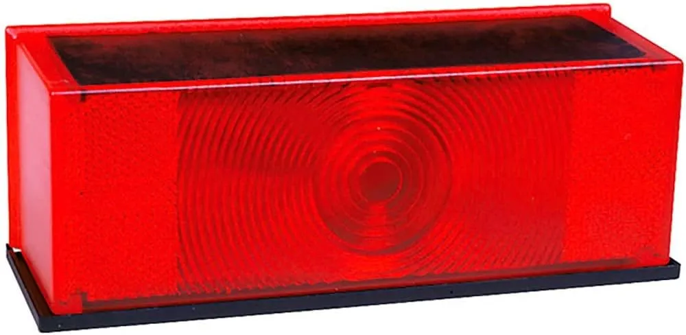 Peterson Manufacturing Anderson Marine E456L Incandescent Stop/Turn/Tail Over 80" with License Light Rectangle 7.9375" x 2.875"