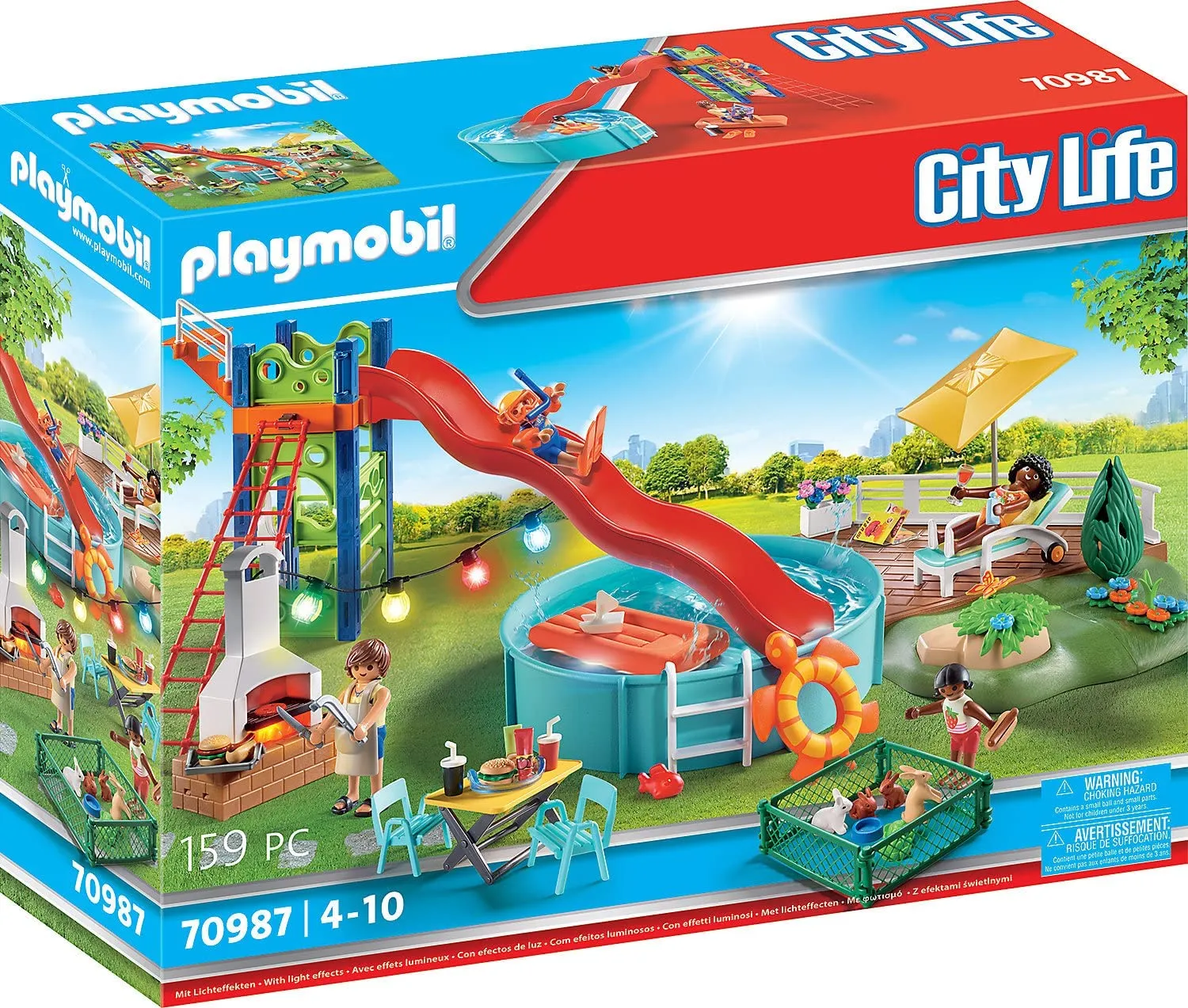 PLAYMOBIL 70987 Modern House-Pool Party