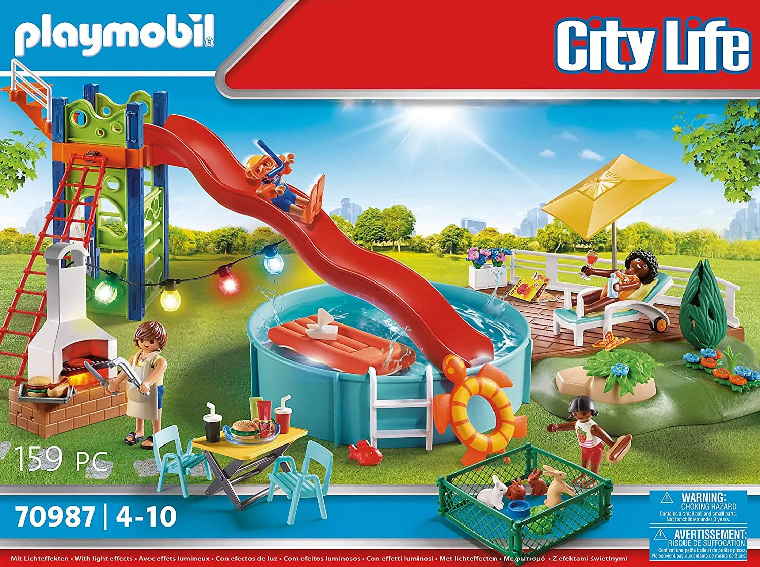 PLAYMOBIL 70987 Modern House-Pool Party
