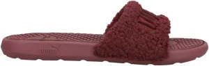 PUMA Womens Cool Cat Sherpa Bx Slide Casual Sandals Casual - Red - Size 6 M